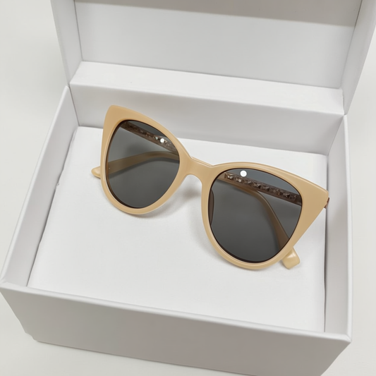 Cat-Eye Acetate Frame Sunglasses